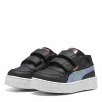 Puma Carina Street V Inf Low-Top Trainers Girls Black/Purple Puma Footwear