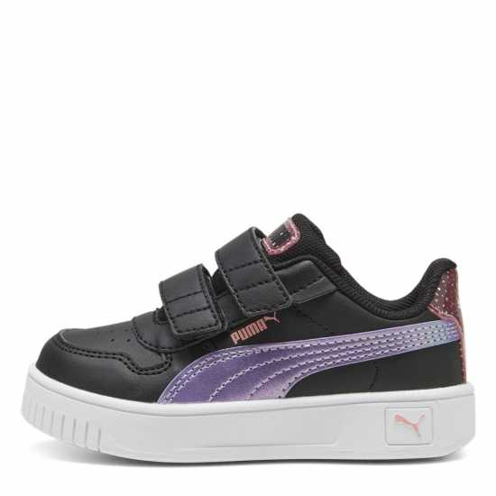 Puma Carina Street V Inf Low-Top Trainers Girls Black/Purple Puma Footwear