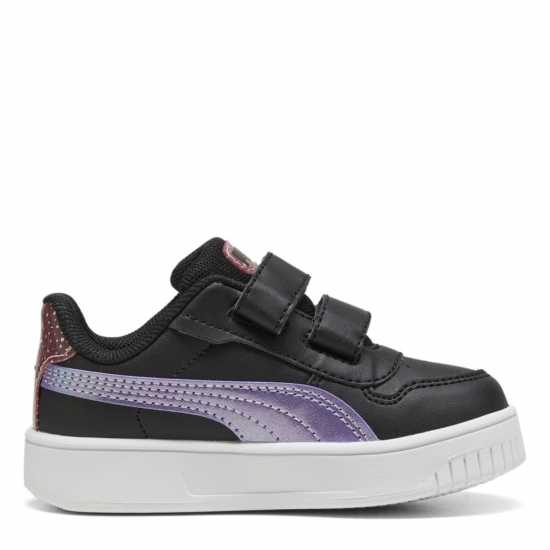 Puma Carina Street V Inf Low-Top Trainers Girls Black/Purple Puma Footwear