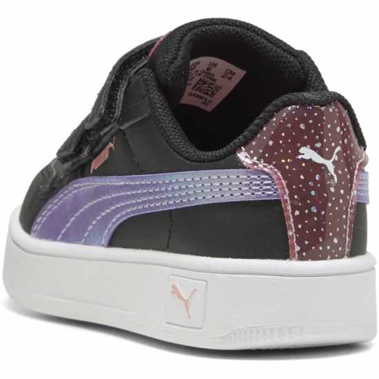 Puma Carina Street V Inf Low-Top Trainers Girls Black/Purple Puma Footwear