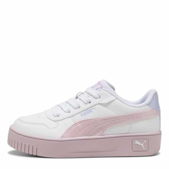 Puma Carina Street Ps Low-Top Trainers Girls Бяло/Розово Puma Footwear