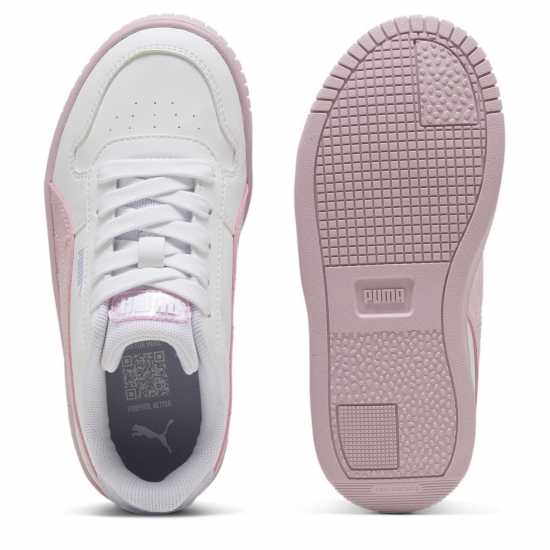 Puma Carina Street Ps Low-Top Trainers Girls Бяло/Розово Puma Footwear