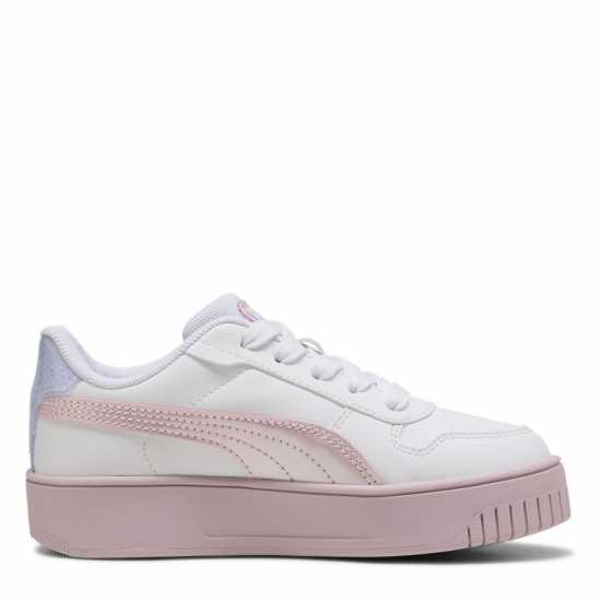 Puma Carina Street Ps Low-Top Trainers Girls Бяло/Розово Puma Footwear