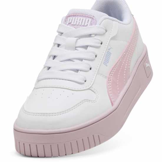 Puma Carina Street Ps Low-Top Trainers Girls Бяло/Розово Puma Footwear