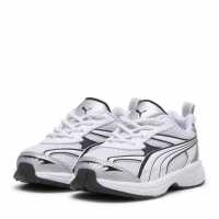 Puma Morphic Base Ac Inf Low-Top Trainers Unisex Kids Черно/Сиво Puma Footwear