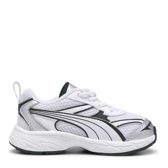 Puma Morphic Base Ac Inf Low-Top Trainers Unisex Kids Черно/Сиво Puma Footwear