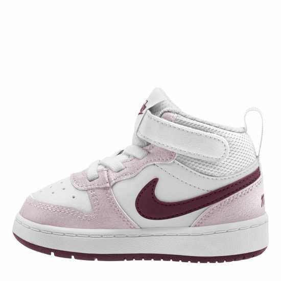 Nike Court Borough Mid 2 Baby/toddler Shoes Бяло/Виолетово Бебешки обувки и маратонки