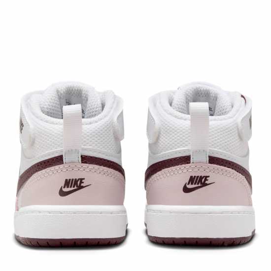 Nike Court Borough Mid 2 Baby/toddler Shoes Бяло/Виолетово Бебешки обувки и маратонки