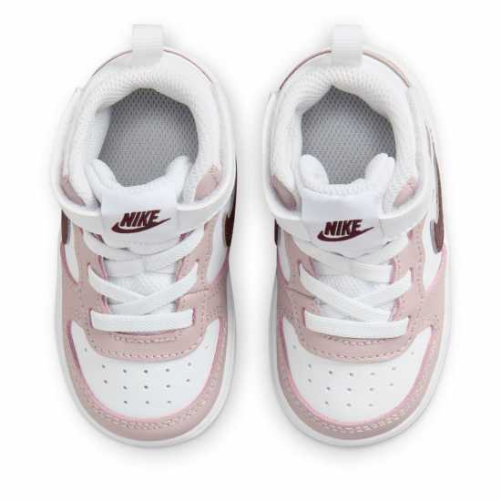 Nike Court Borough Mid 2 Baby/toddler Shoes Бяло/Виолетово Бебешки обувки и маратонки