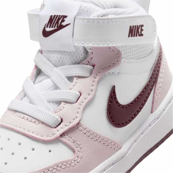 Nike Court Borough Mid 2 Baby/toddler Shoes Бяло/Виолетово Бебешки обувки и маратонки