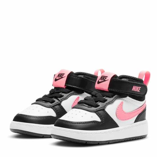 Nike Court Borough Mid 2 Baby/toddler Shoes Бяло/Розово 