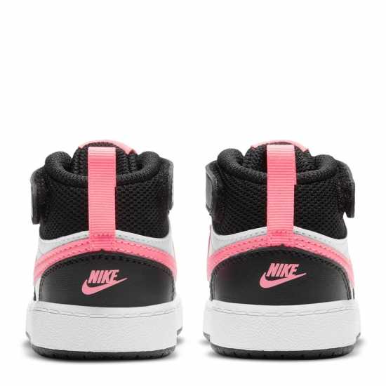 Nike Court Borough Mid 2 Baby/toddler Shoes Бяло/Розово 