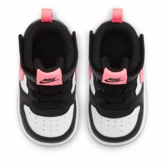 Nike Court Borough Mid 2 Baby/toddler Shoes Бяло/Розово 