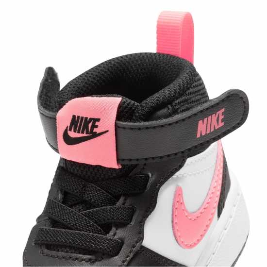 Nike Court Borough Mid 2 Baby/toddler Shoes Бяло/Розово 