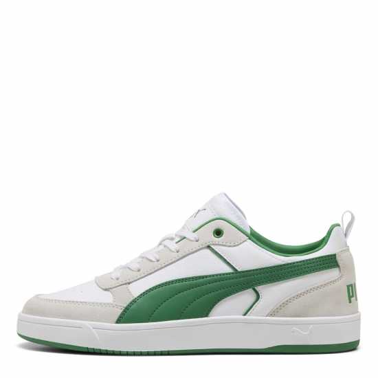 Puma Маратонки Dribble Sd Court Trainers Unisex Kids Бяло/Зелено/Сиво Puma Footwear