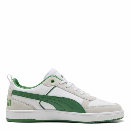 Puma Маратонки Dribble Sd Court Trainers Unisex Kids Бяло/Зелено/Сиво Puma Footwear