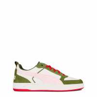 Puma Маратонки Dribble Sd Court Trainers Unisex Kids Бял/Розов/Зелен Puma Footwear