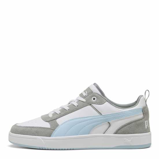 Puma Маратонки Dribble Sd Court Trainers Unisex Kids Бяло/Сребърно Puma Footwear