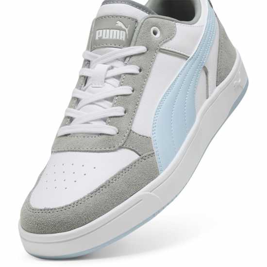 Puma Маратонки Dribble Sd Court Trainers Unisex Kids Бяло/Сребърно Puma Footwear