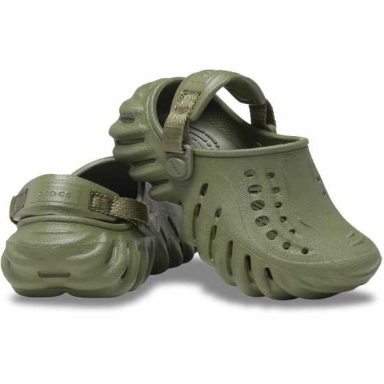 Crocs Echo Clog T Ch99 Армейско зелено 