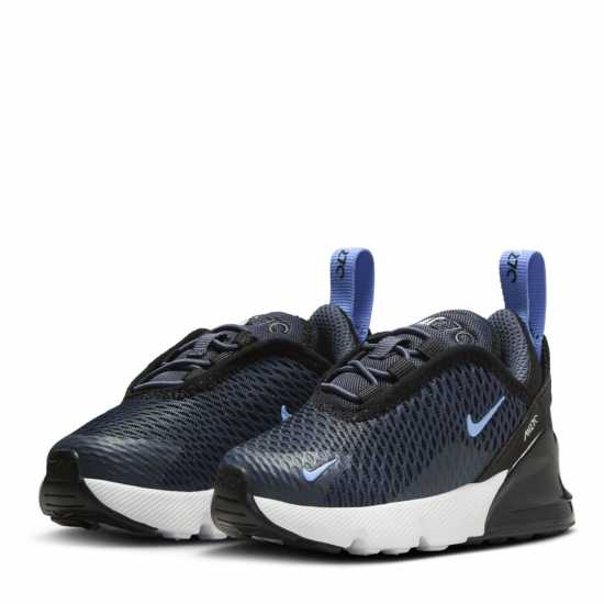 Nike Air Max 270 Trainer Infant Boys Сиво/Синьо 