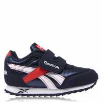 Sale Reebok Royal Classic Boys Trainers Navy/Red Детски маратонки