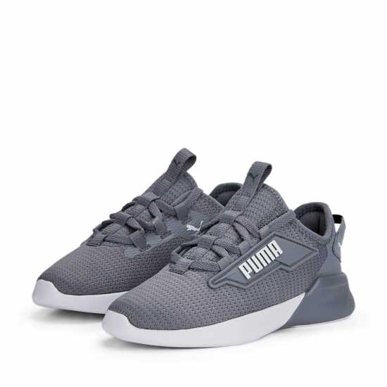 Puma Retaliate 2 Trainers Boys Сиво/Бяло Puma Footwear