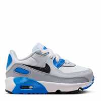 Nike Air Max 90 Trainers Infant Boys White/Blue Детски маратонки