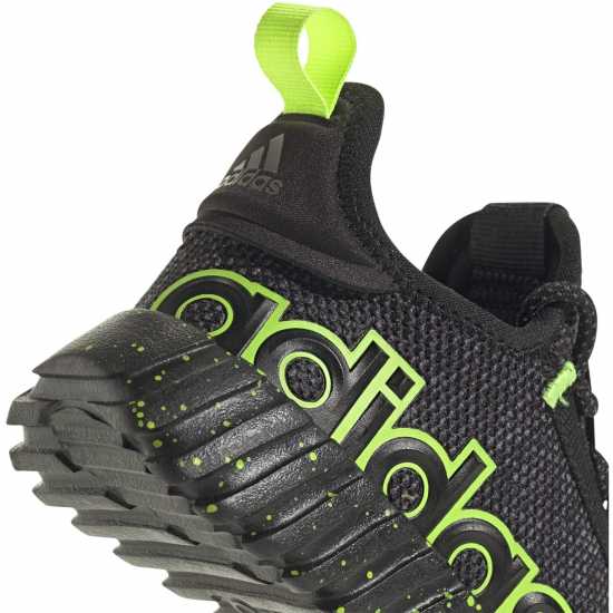 Adidas Детски Маратонки Момчета Kaptir 2.0 Child Boys Trainers Black/Lemon Детски маратонки