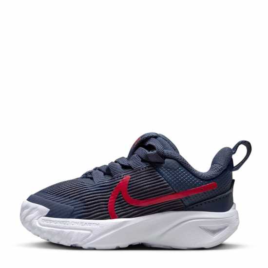 Nike Star Runner 4 Baby/toddler Shoes Морска синьо/червено 