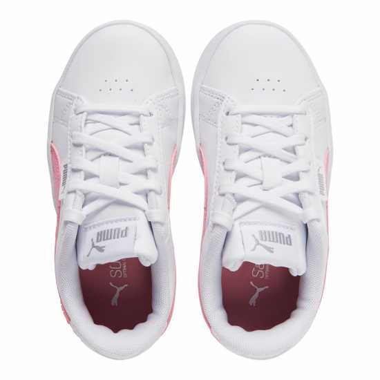 Puma Маратонки Jada Court Trainers Child Girls White/Pink Детски маратонки