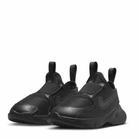 Nike Flex Runner 3 Baby/toddler Shoes Трикратно черно Детски маратонки