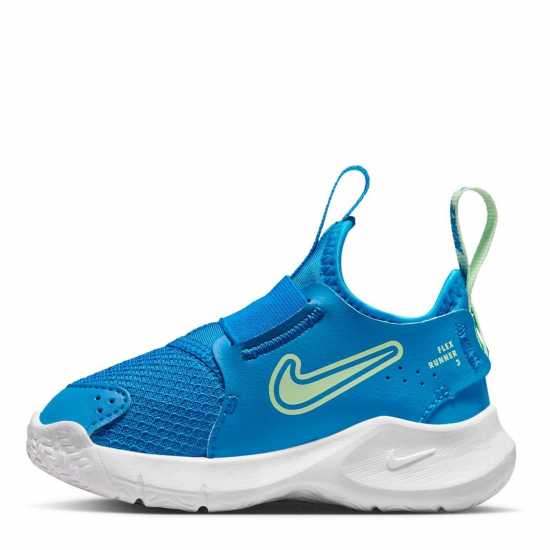 Nike Flex Runner 3 Baby/toddler Shoes Синьо/Зелено Бебешки обувки и маратонки