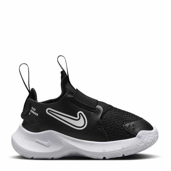 Nike Flex Runner 3 Baby/toddler Shoes Черно/Бяло Бебешки обувки и маратонки