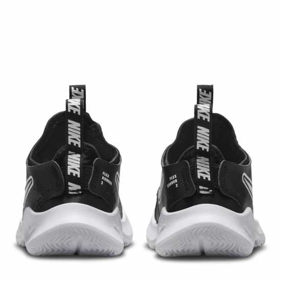 Nike Flex Runner 3 Baby/toddler Shoes Черно/Бяло Бебешки обувки и маратонки