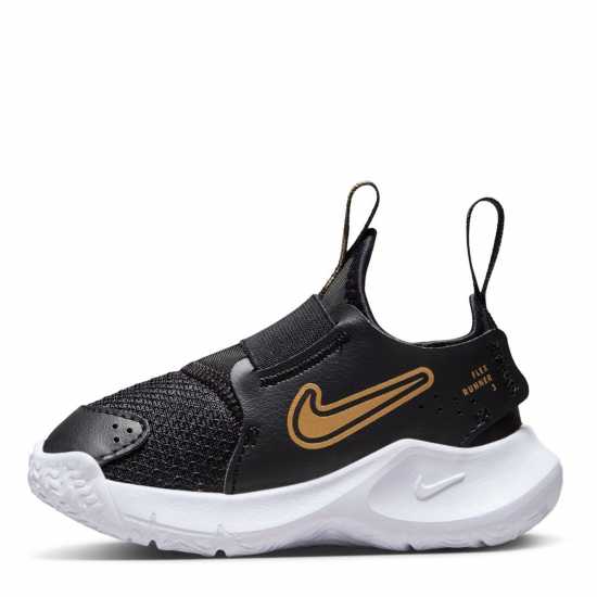 Nike Flex Runner 3 Baby/toddler Shoes Черно/Злато 