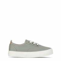 Lace Up Canvas Trainer