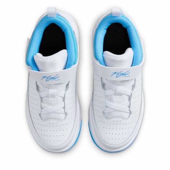 Air Jordan Max Aura 5 Little Kids' Shoes White/Blue Мъжки баскетболни маратонки