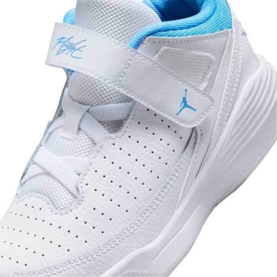 Air Jordan Max Aura 5 Little Kids' Shoes White/Blue Мъжки баскетболни маратонки