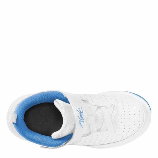 Air Jordan Max Aura 5 Little Kids' Shoes White/Blue Мъжки баскетболни маратонки