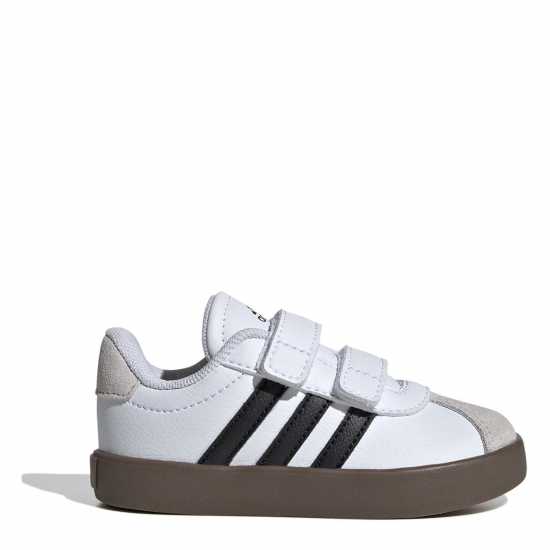 Adidas Vl Court 3.0 Infants Shoes White/Gum 