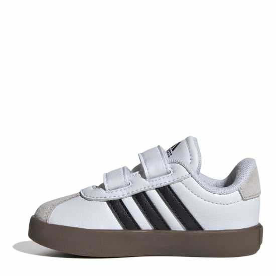 Adidas Vl Court 3.0 Infants Shoes White/Gum 