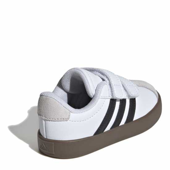 Adidas Vl Court 3.0 Infants Shoes White/Gum 