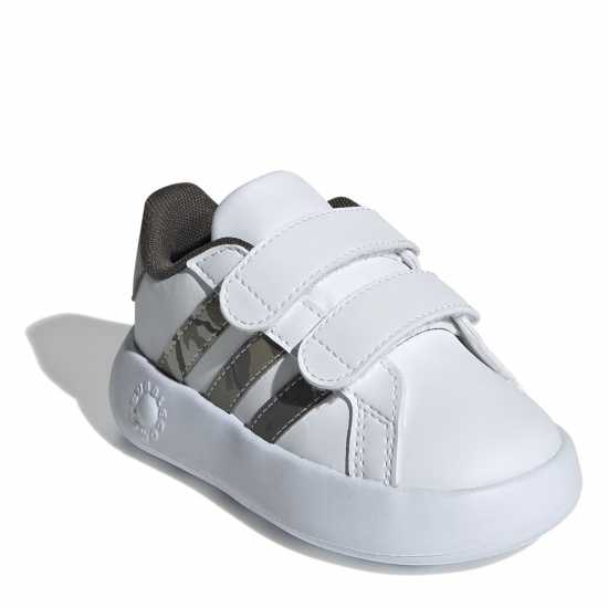 Adidas Grand Court Shoes Infants Ftwr White Детски маратонки