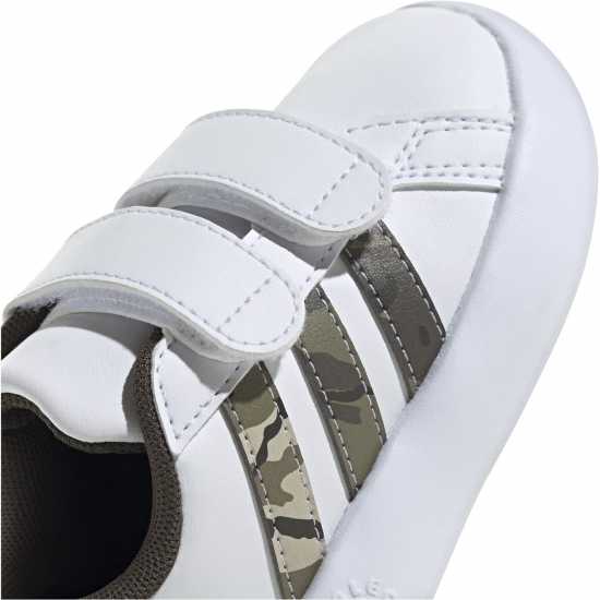 Adidas Grand Court Shoes Infants Ftwr White Детски маратонки