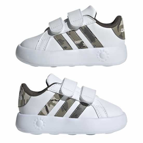 Adidas Grand Court Shoes Infants Ftwr White Детски маратонки