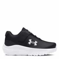 Under Armour Surge 4 Ac Running Shoes Unisex Infants Черно/Бяло Бебешки обувки и маратонки