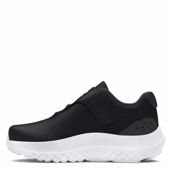 Under Armour Surge 4 Ac Running Shoes Unisex Infants Черно/Бяло Бебешки обувки и маратонки