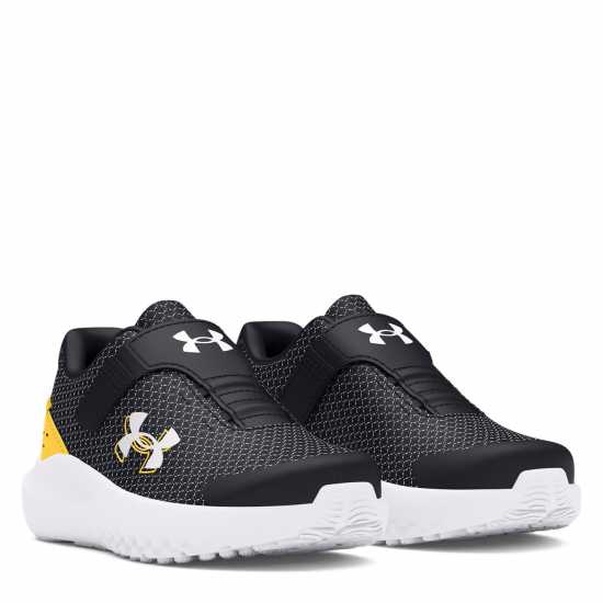 Under Armour Surge 4 Ac Running Shoes Unisex Infants Черно Бебешки обувки и маратонки