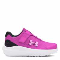 Under Armour Детски Спортни Обувки Surge 4 Ac Running Shoes Infant Girls Ярко магента Бебешки обувки и маратонки